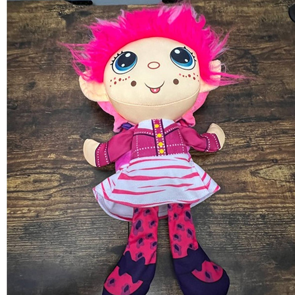 FlipZee Troll Pretty Pink 2 In 1 Plush - Picture 2 of 6